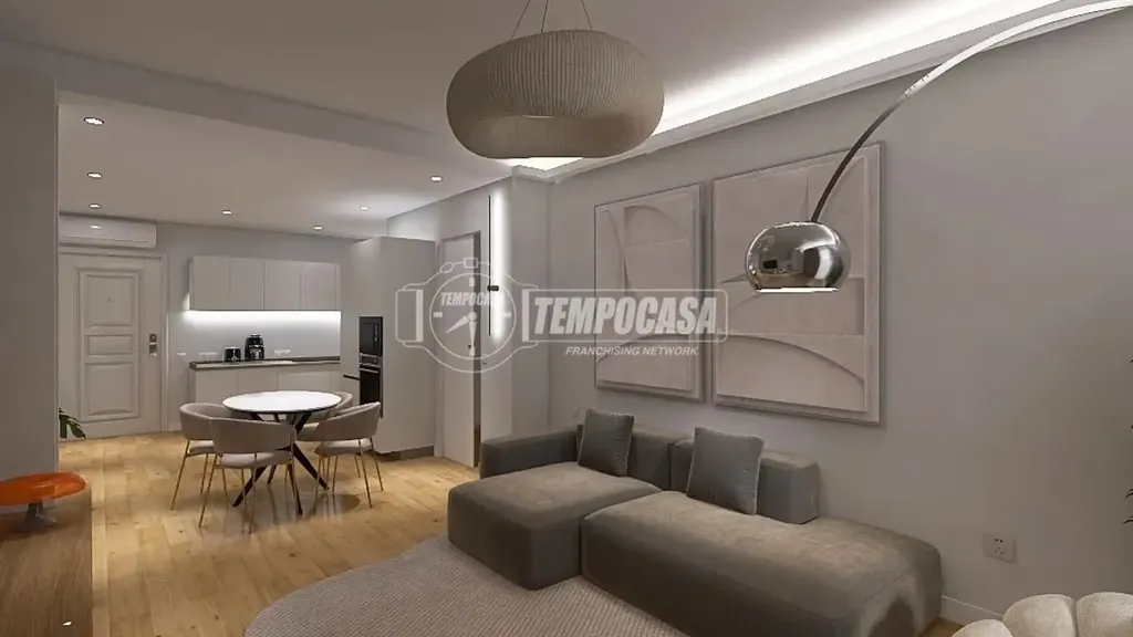 Soggiorno - Modernised 2-Bedroom in Parella, Turin