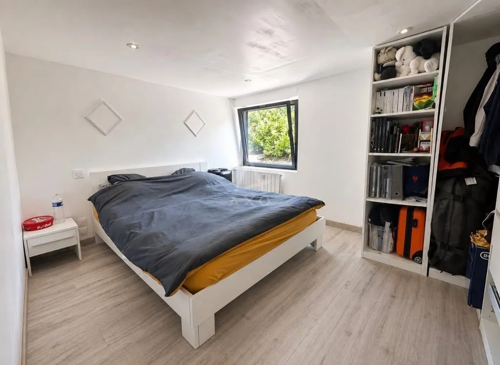 Schlafzimmer - Renovated House with Panoramic View in Pays d’Auge