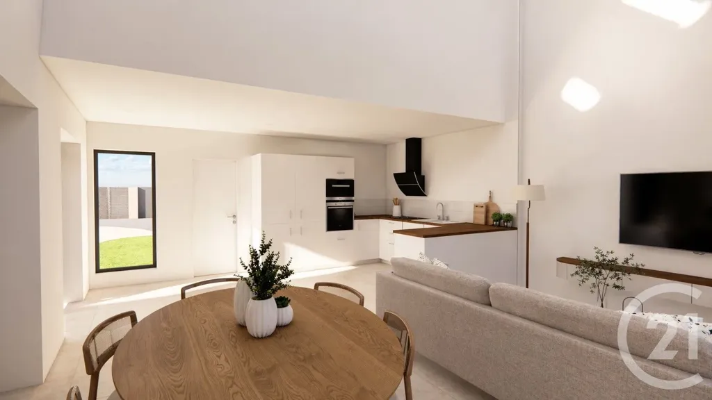 Living Room - New Build House with Garage in Bonneval