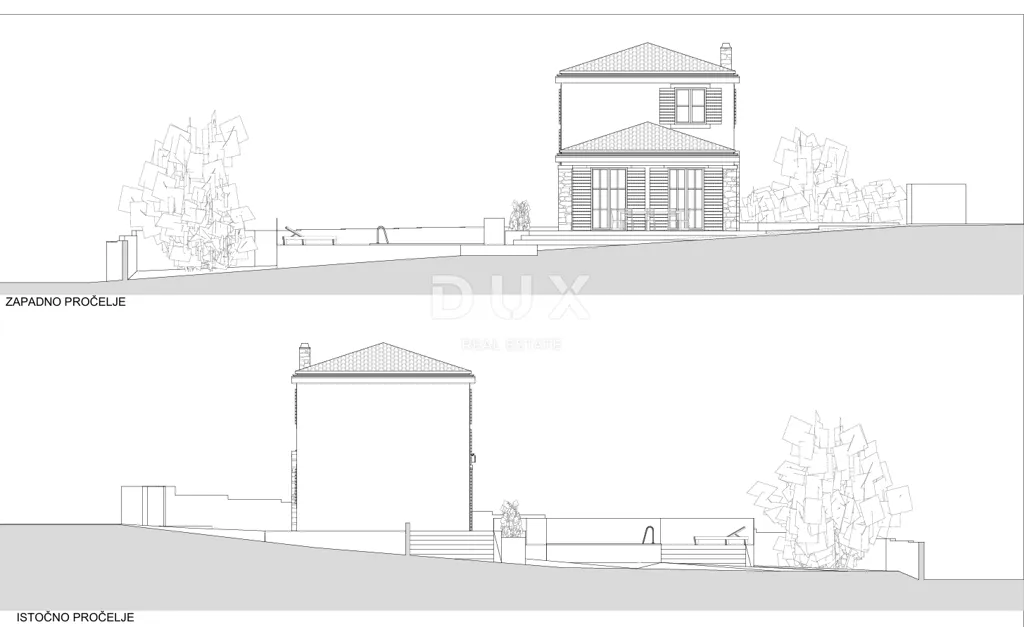 Plot with Modern House Design in Višnjan, Istra