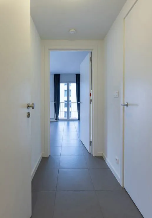 Entrée - Appartement avec Vue sur le Canal à Bruxelles