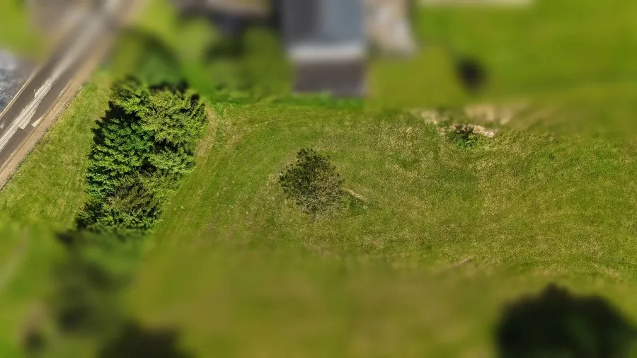 Vue aérienne - Terrains à Vendre avec Vue Campagnarde à Sélange