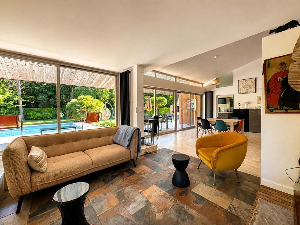 Séjour - Maison d'Architecte avec Piscine aux Portes de La Rochelle