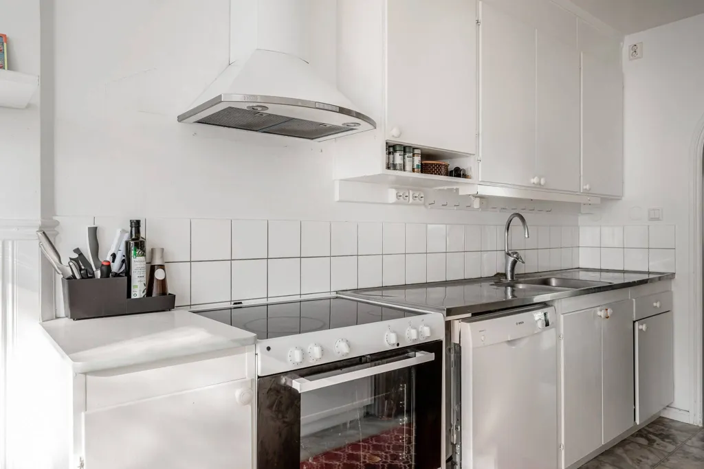 Kitchen - Apartment with Balcony in Stockholm