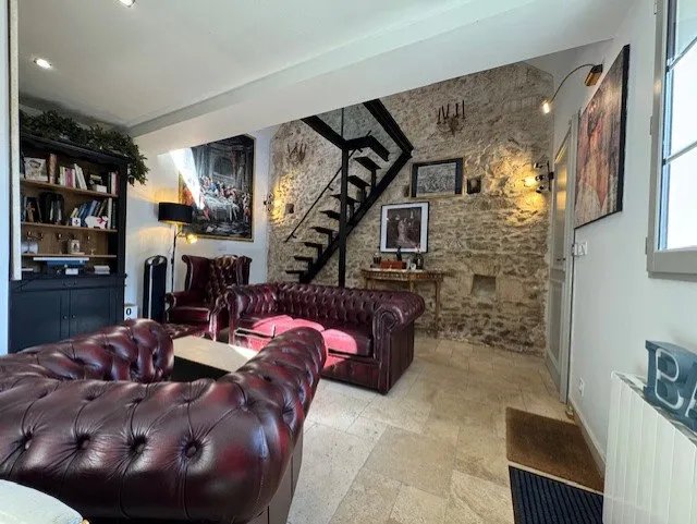 Living Room - Rustic Stone Barn in Quiet Village