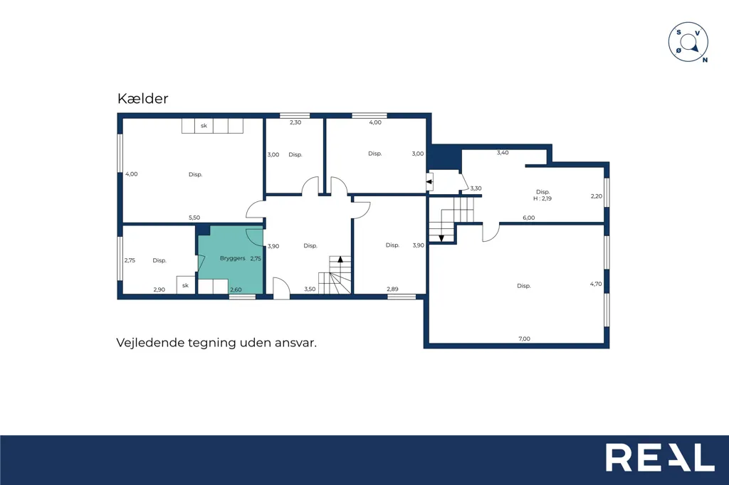 Plan - Detached Villa with Garden in Brøndby