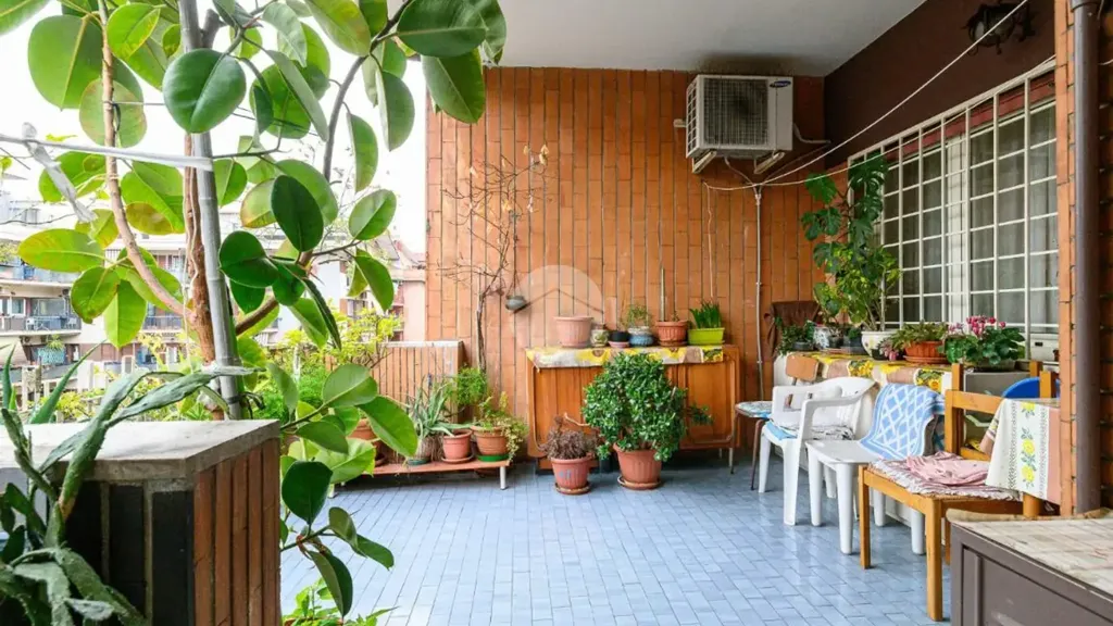 Terrasse - 3-Bedroom Apartment with Terrace in Rome