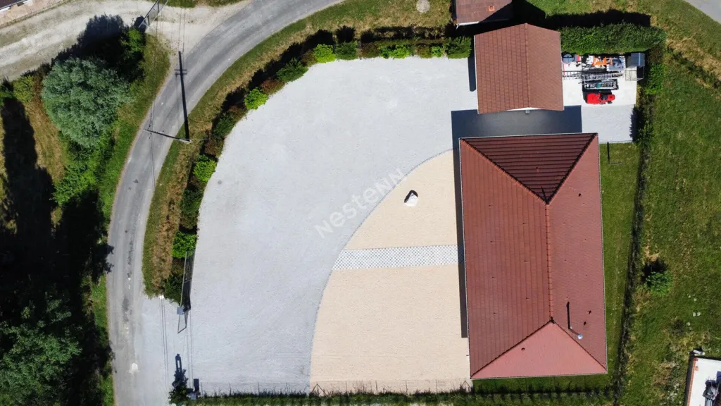 Vista aerea - Modern House with Terraces near Louhans