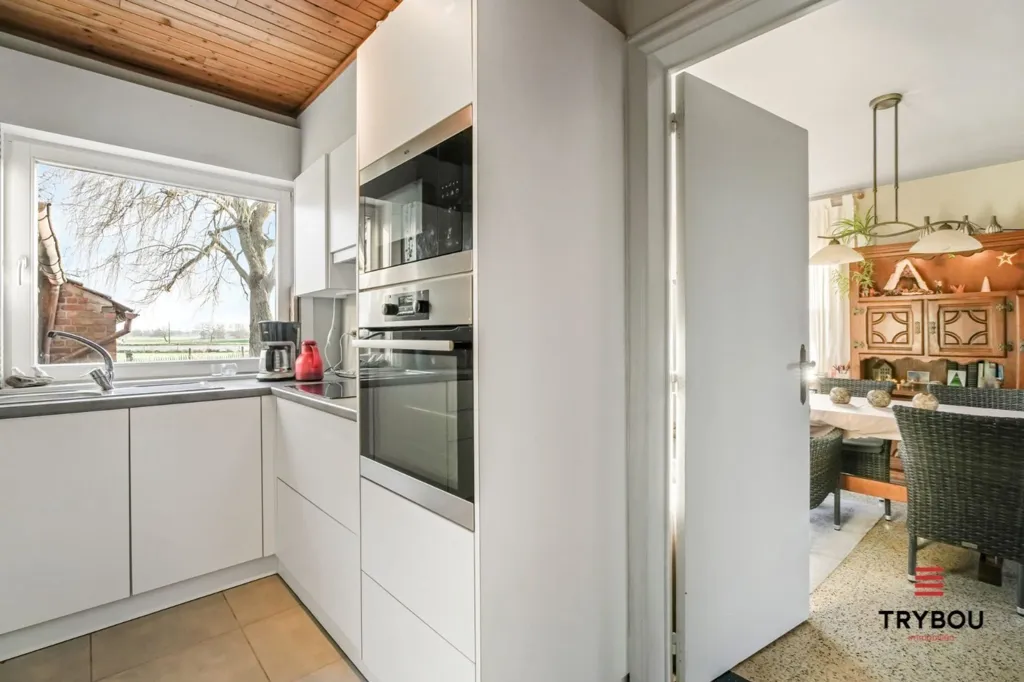 Köök - Duplex House with Garden View in Kortemark