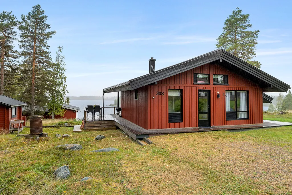 Exterior - Cottage with Fireplace in Råneå