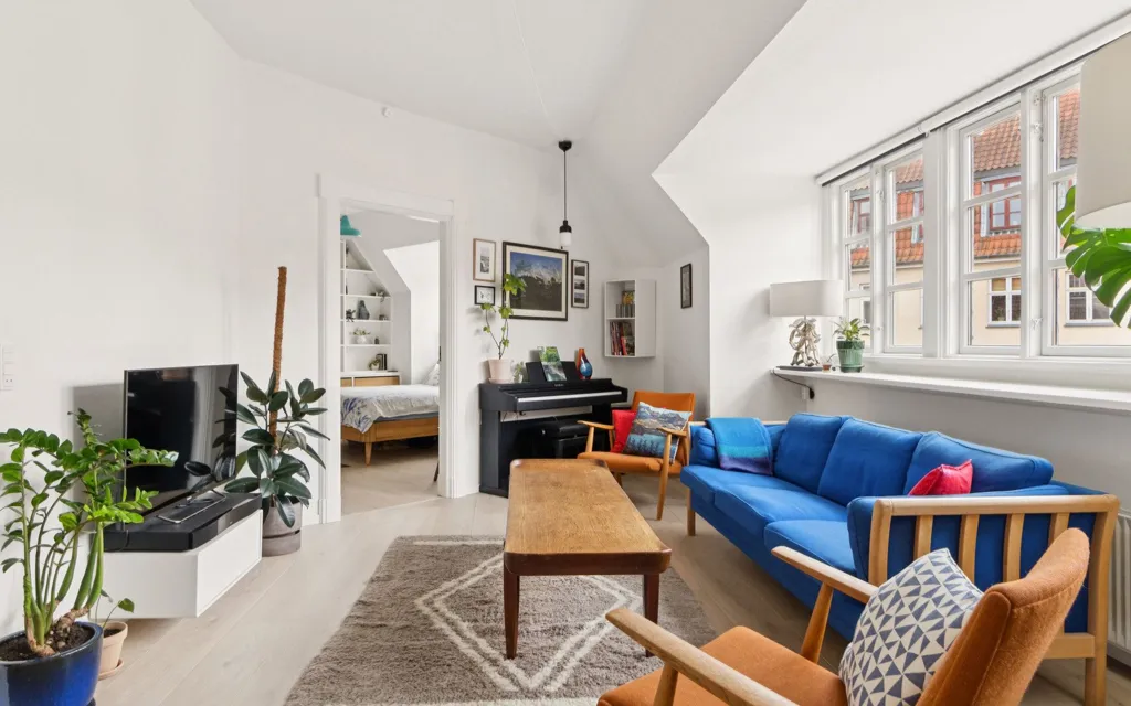 Séjour - Historic Flat with Central Copenhagen Location