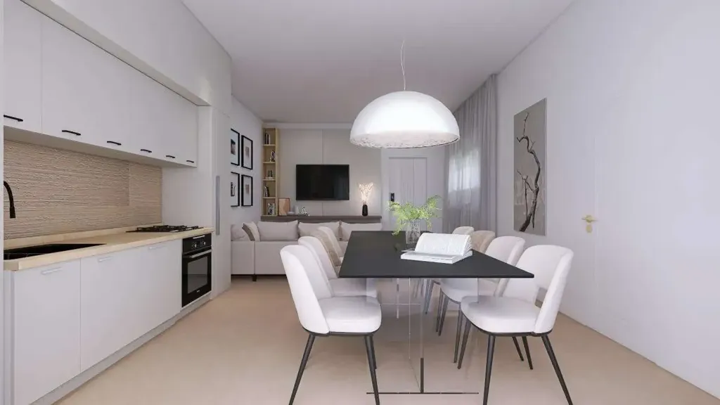 Salle à manger - Newly Constructed Apartment with Balcony in Ancona