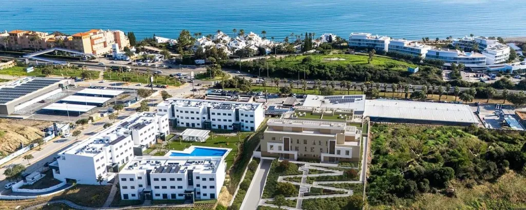 Vue aérienne - Appartement 2 chambres à Estepona