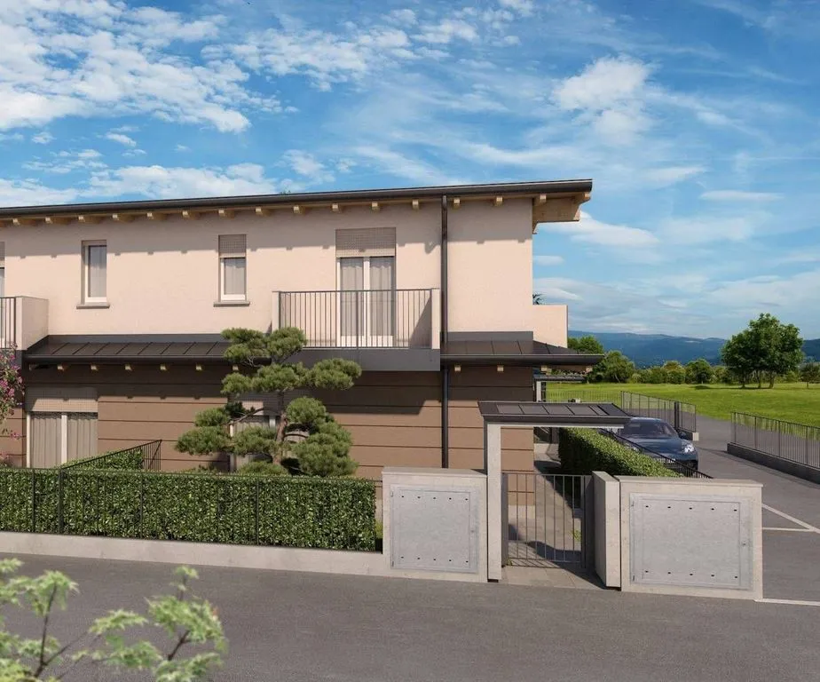 Extérieur - New Villa with Private Garden in Caravaggio