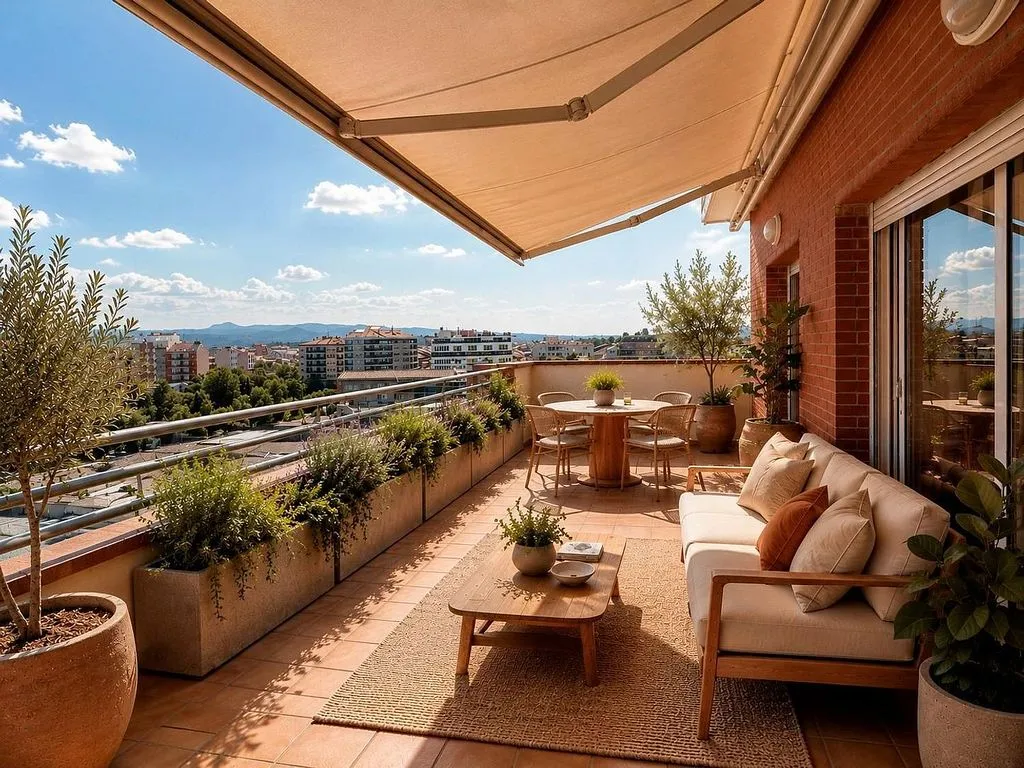 Terrass - Duplex with Pool and Terrace in Mion - Puigberenguer