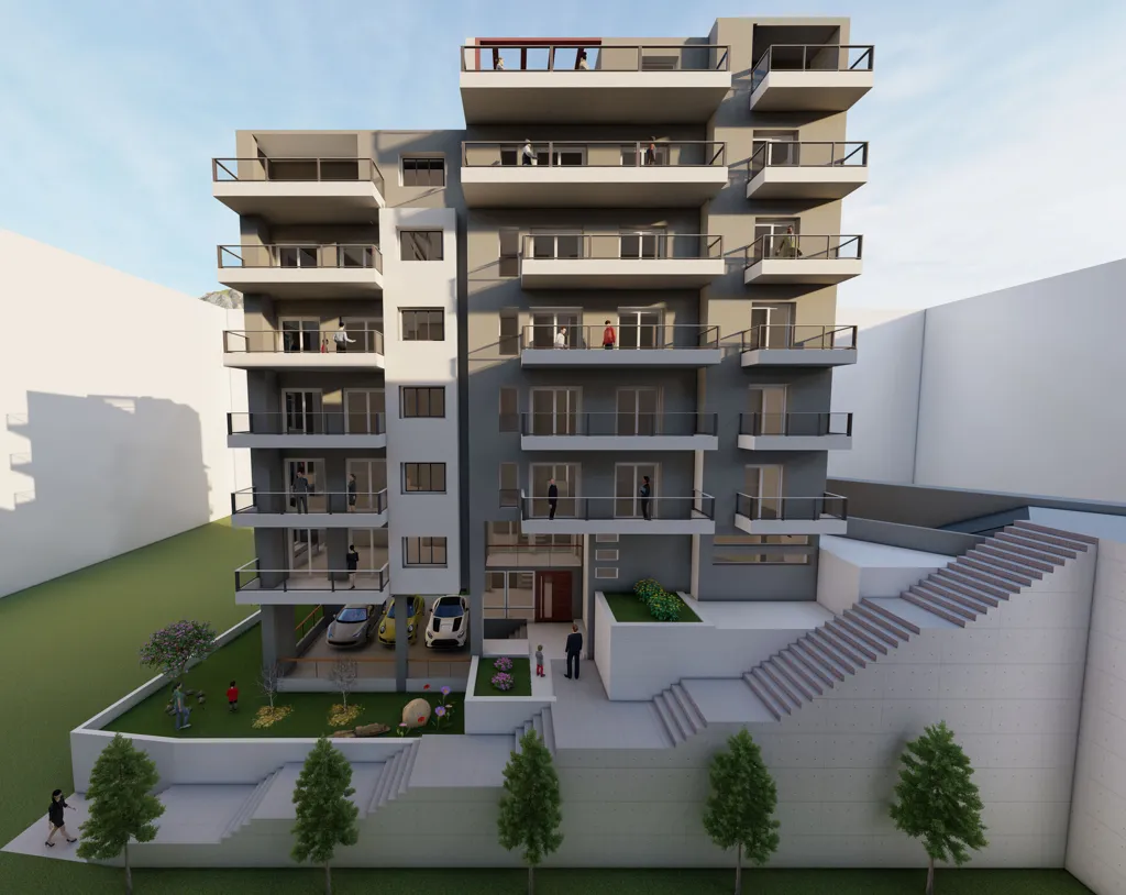 Under Construction Flat with Sea View in Kavala