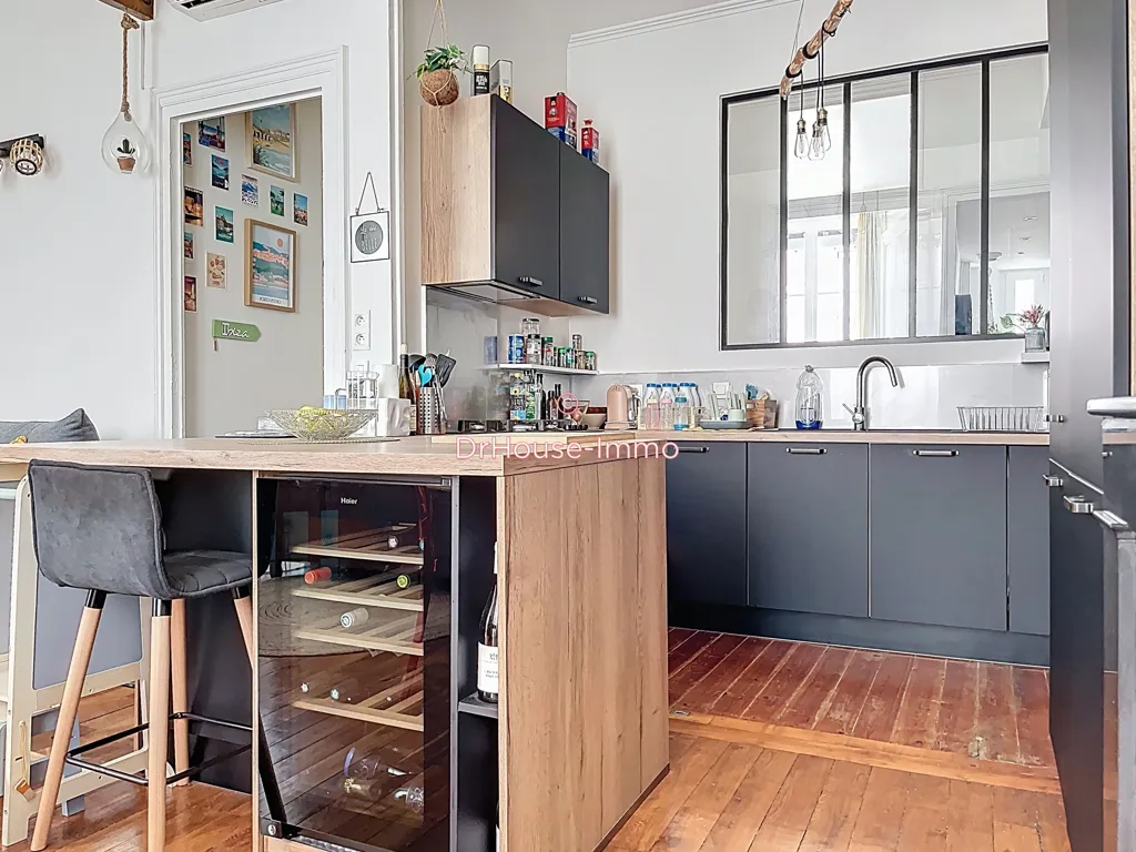 Köök - Renovated 3-Bedroom Apartment in Grenoble