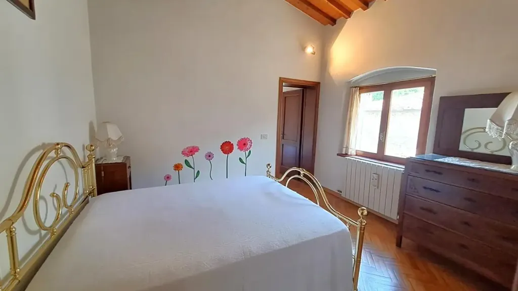 Chambres - Rustic-Style Terraced Apartment near Castellina
