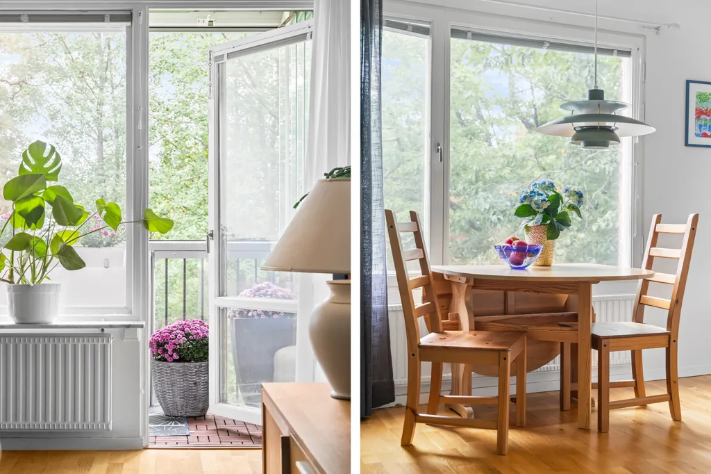 Söögituba - Apartment with Balcony in Edsberg