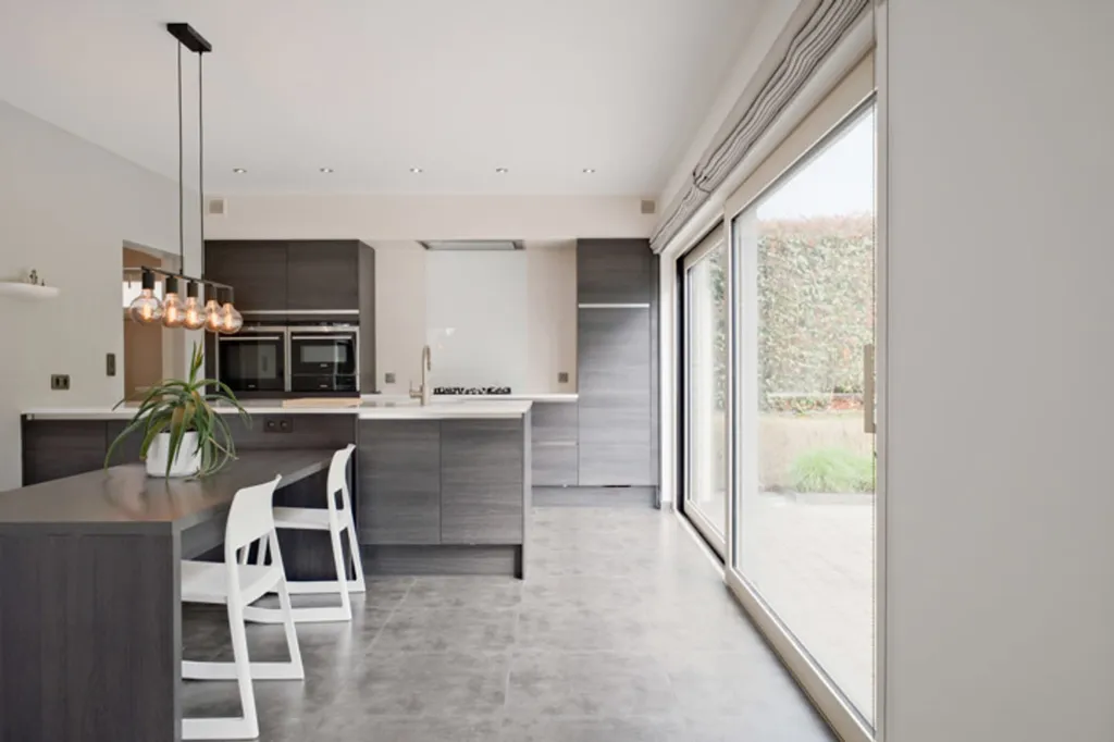 Cuisine - Villa moderne avec terrasse à Sterrebeek