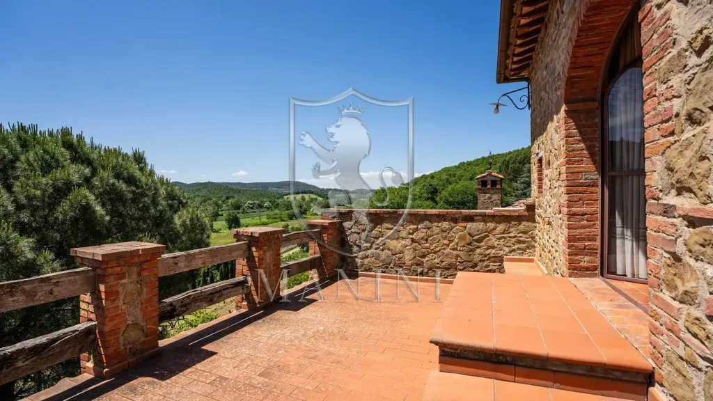 Terrasse - Historic Castle with Garden in Sinalunga