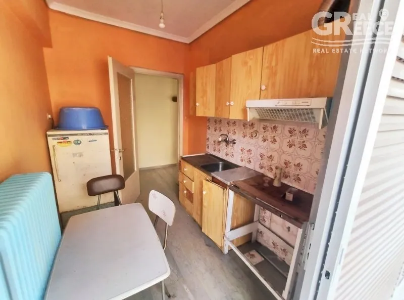 Köök - Apartment with Mountain View in Kavala