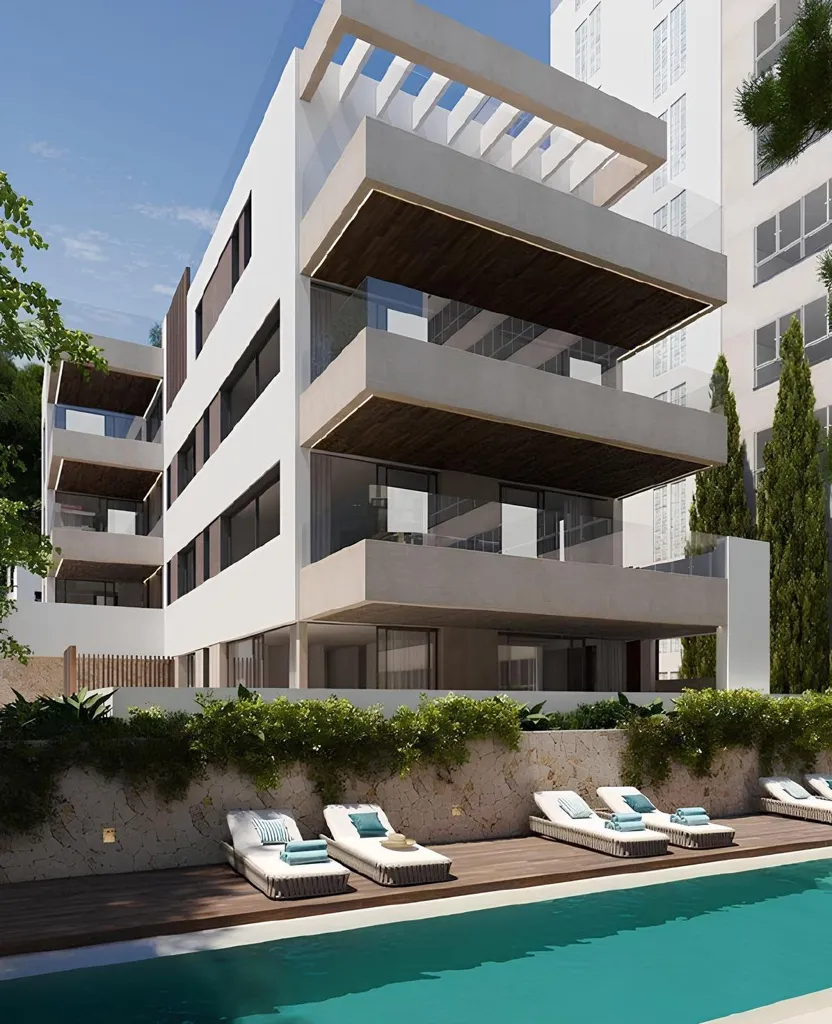 Piscina - Penthouse con terraza privada en Palma de Mallorca