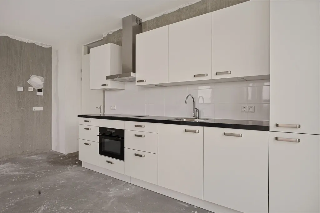 Köök - Type A Apartment with Park View in Ede
