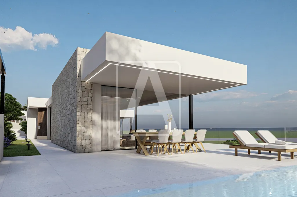 Pool - Modern Villa with Sea Views in Altea