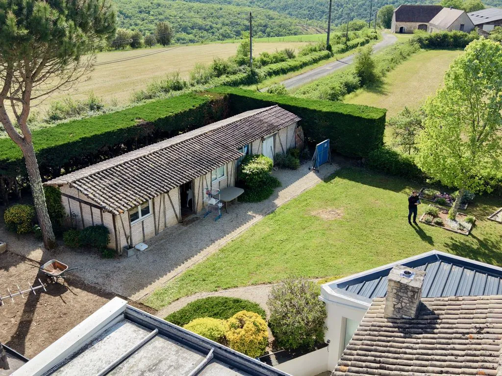 Õhuvaade - Luxury House with Pool in Calès