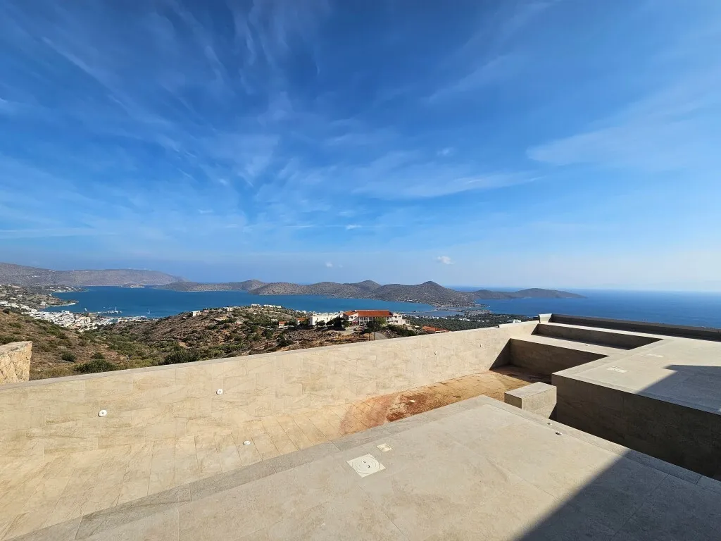 Terrasse - Villa with Sea View in Crete