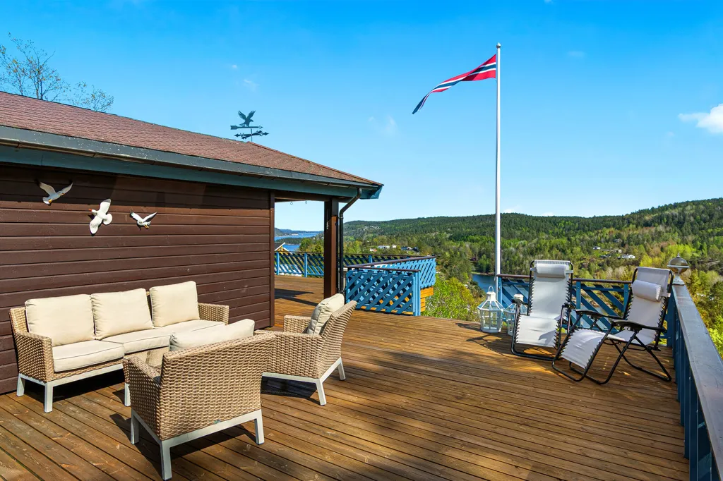 Terrasse - Seaview Holiday Home in Kragerø