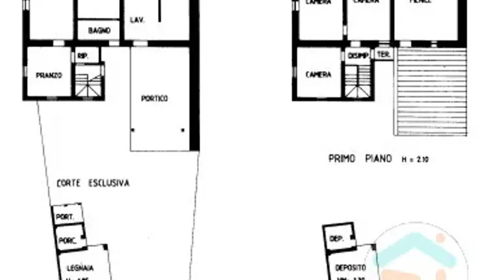 Plan - Rustic House with Garden in Corno di Rosazzo