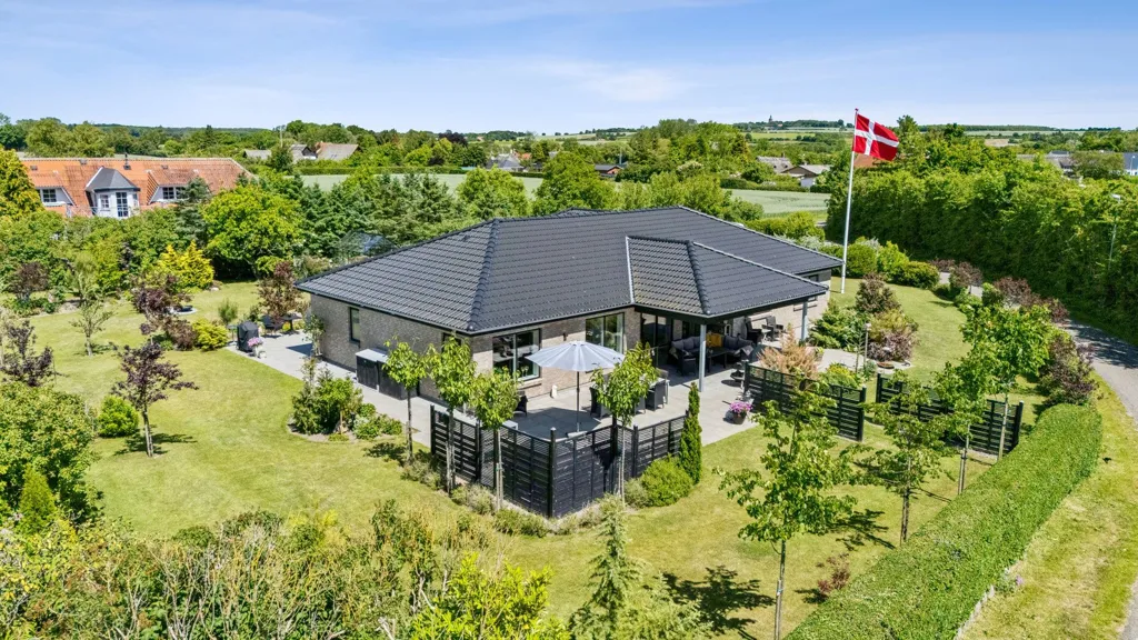 Vista aerea - Contemporary Villa with Garden in Svendborg