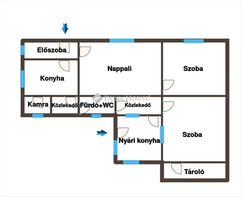 Plan - 3-Bedroom Terraced House in Central Pécs
