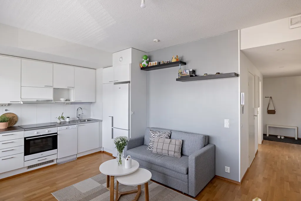 Köök - Modern Flat with Balcony in Linnanmaa, Oulu