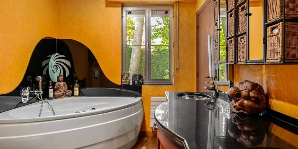 Salles de bain - Bungalow avec Jardin dans la Berkenlaan à Waasmunster