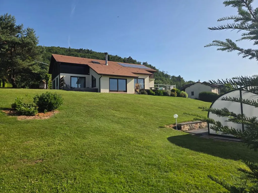 Jardin - Maison d'Architecte avec Vue Panoramique à Saint-Nabord