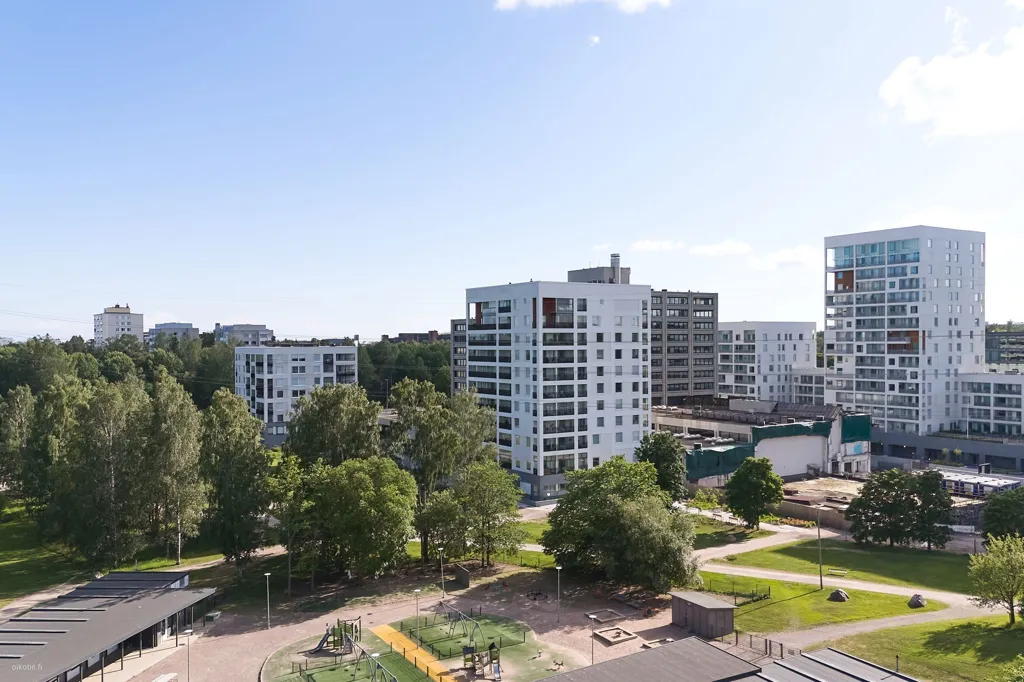 Vue aérienne - Modern Flat with Balcony in Munkkivuori, Helsinki