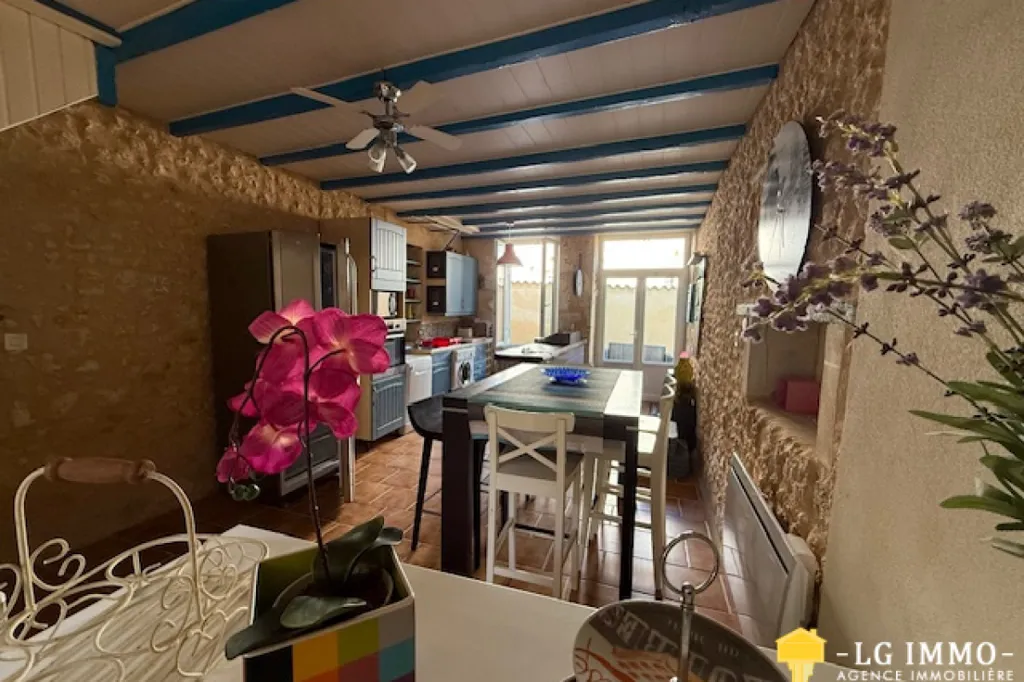 Söögituba - Charming 3-Piece Villa in Saint-Thomas-de-Conac