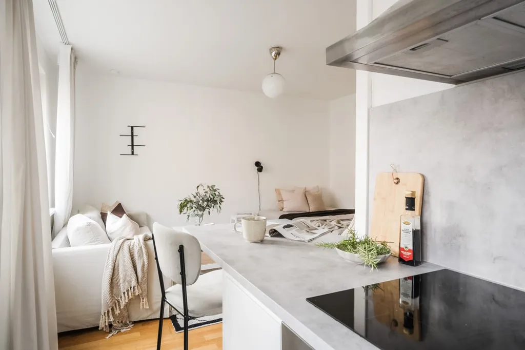Köök - Modern 1st Floor Flat with Central Location in Gävle