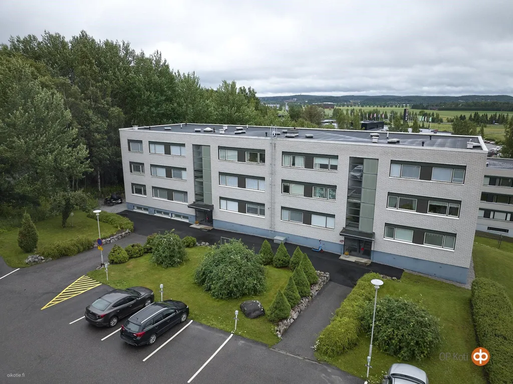 Õhuvaade - One-Bedroom Flat with Garden Access in Halikko