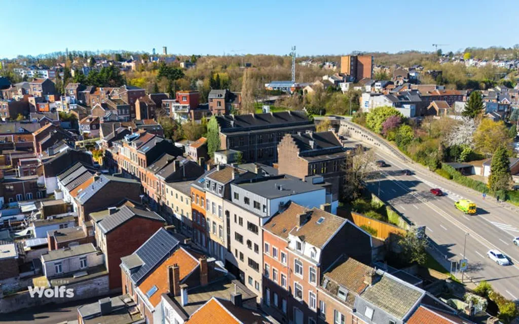 Õhuvaade - New Apartment with Terrace in Liège