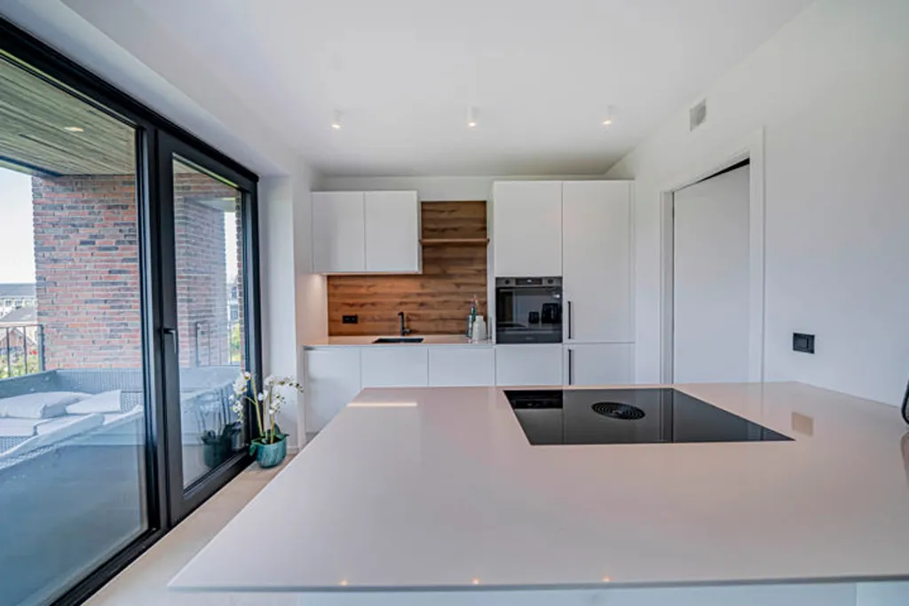 Köök - Newly Built Apartment with Terrace in Heusy