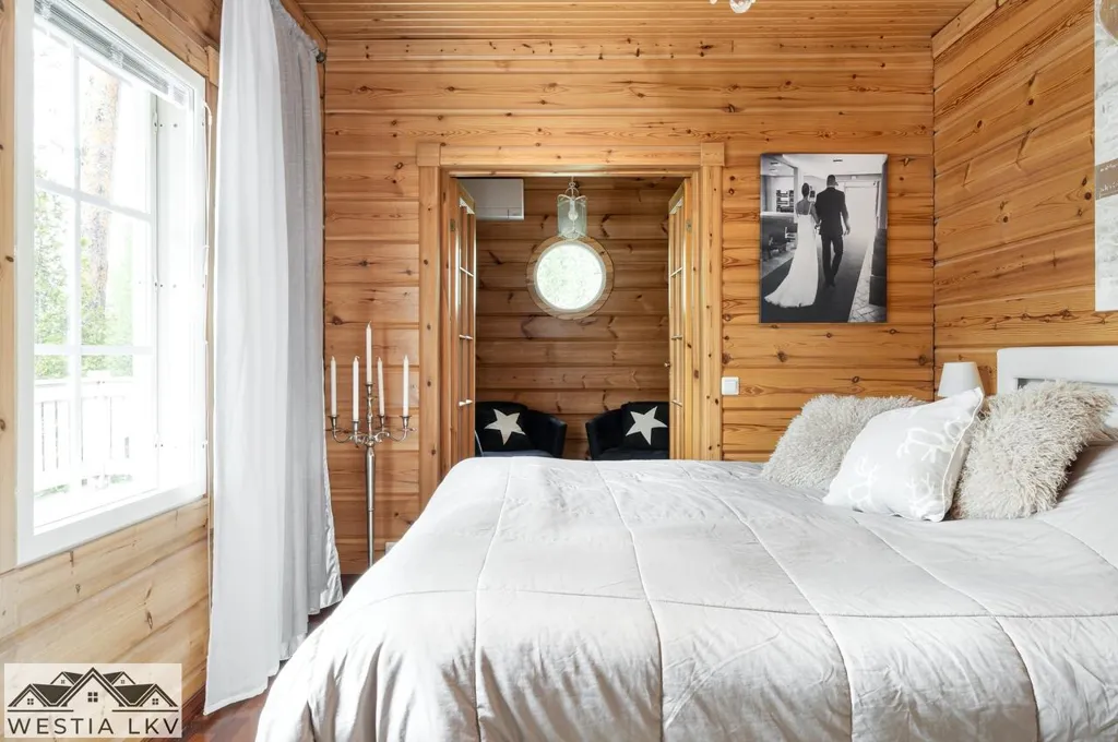 Camere da letto - Contemporary Timber House with Balcony in Hyvinkää