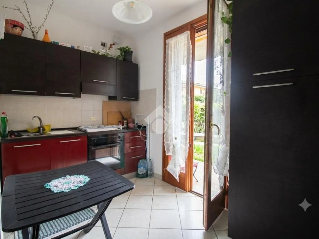Kitchen - Modernised Studio with Balcony in Gambettola