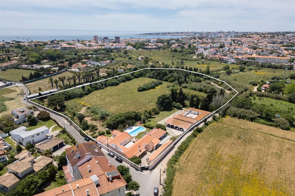 Vue aérienne - Renovated Villa with Pool in S. Pedro do Estoril