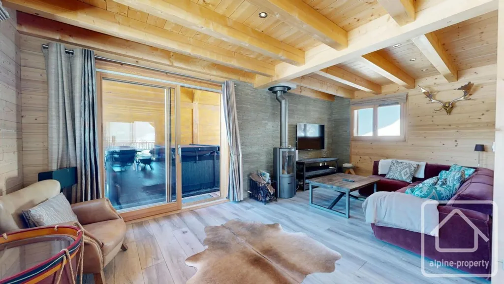 Elutuba - Contemporary Chalet with Jacuzzi in Châtel