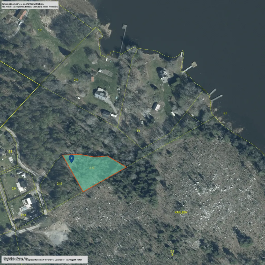 Vue aérienne - Land Plot with Mälaren View in Karleby