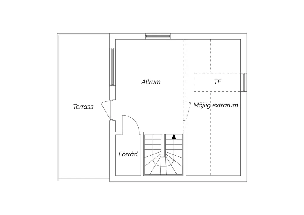 Floor Plan - Modern Parhouse with Terrace in Vega